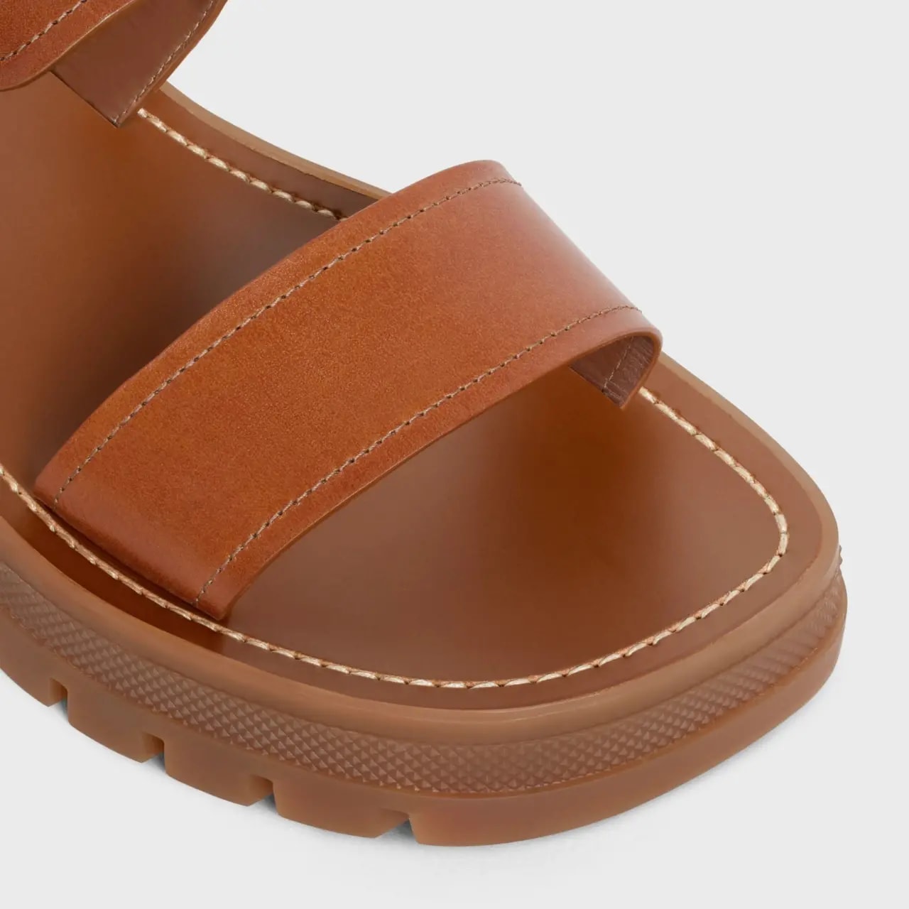 Dép Celine Clea Triomphe Sandal 'Tan' 352473778C-04LU — ảnh 3