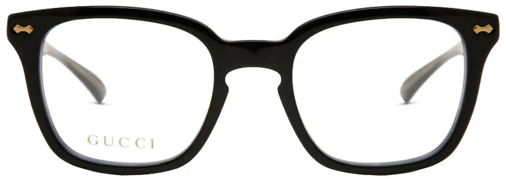 Kính Gucci Rectangular Eyeglasses 'Black' GG0184O-001