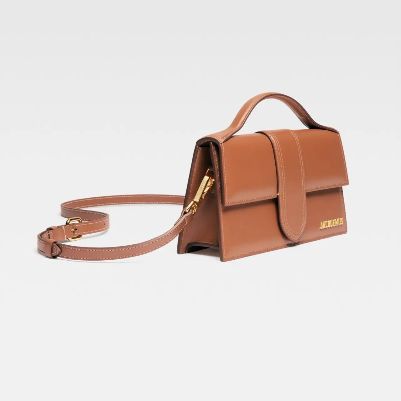 Túi Jacquemus Large Bambino 'Brown' 213BA007-3072-811 — ảnh 3