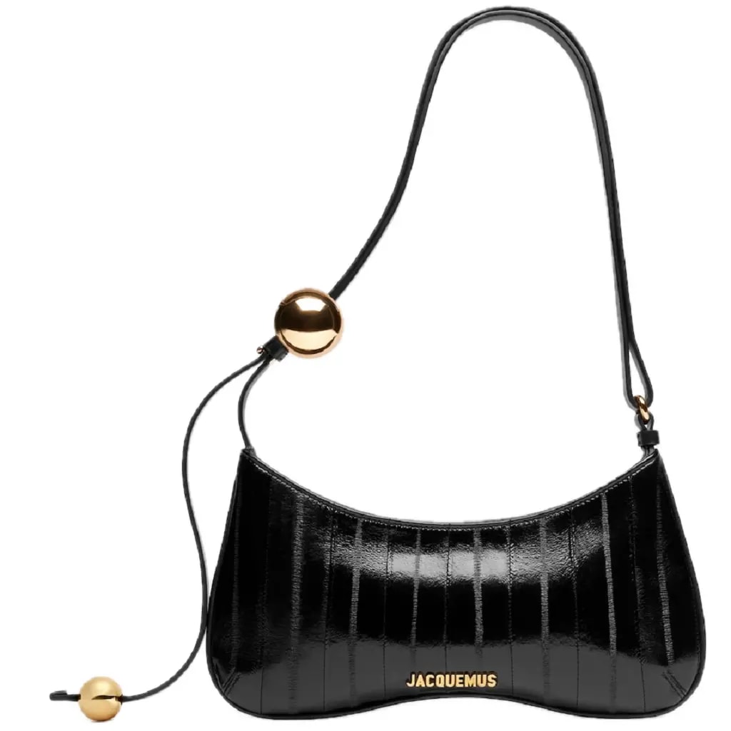 Túi Jacquemus The Bisou Perle 'Black' 231BA057-3169-990