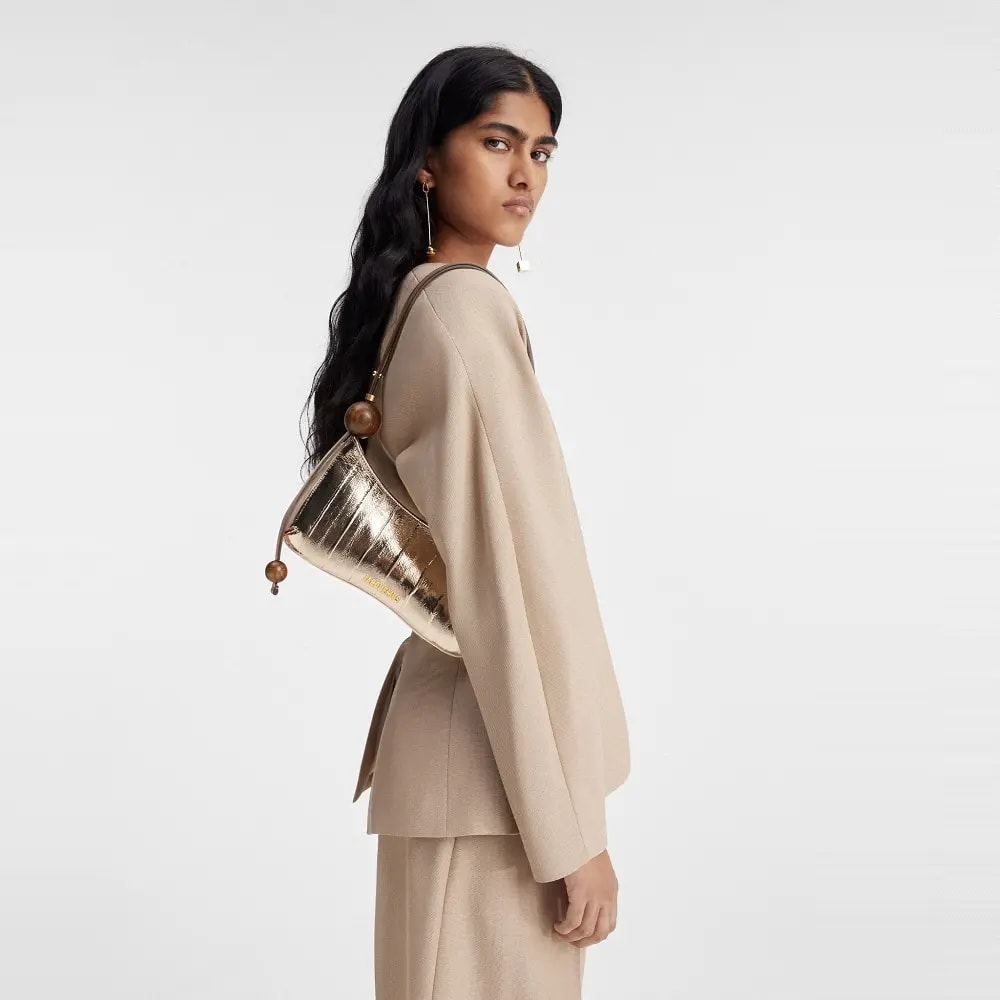 Túi Jacquemus The Bisou Perle 'Gold' 231BA057-3169-280 — ảnh 2