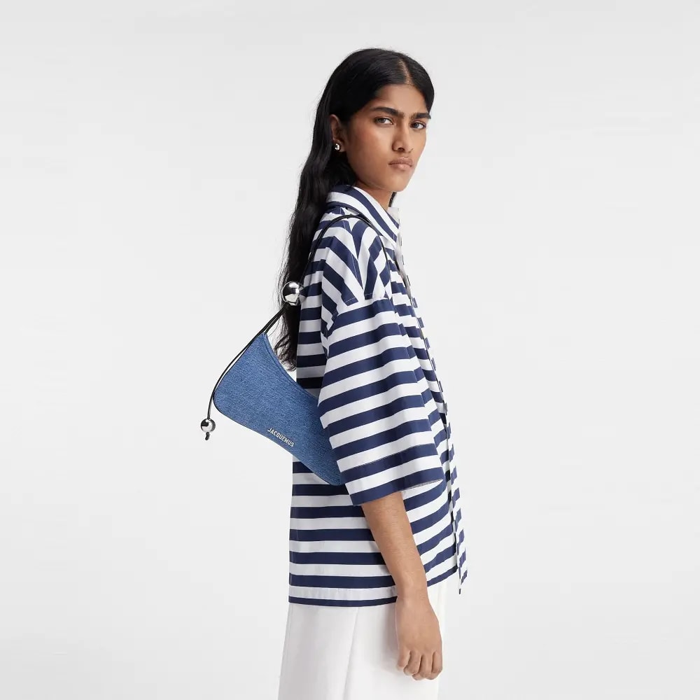 Túi Jacquemus The Bisou 'Blue' 231BA057-3176-330 — ảnh 2