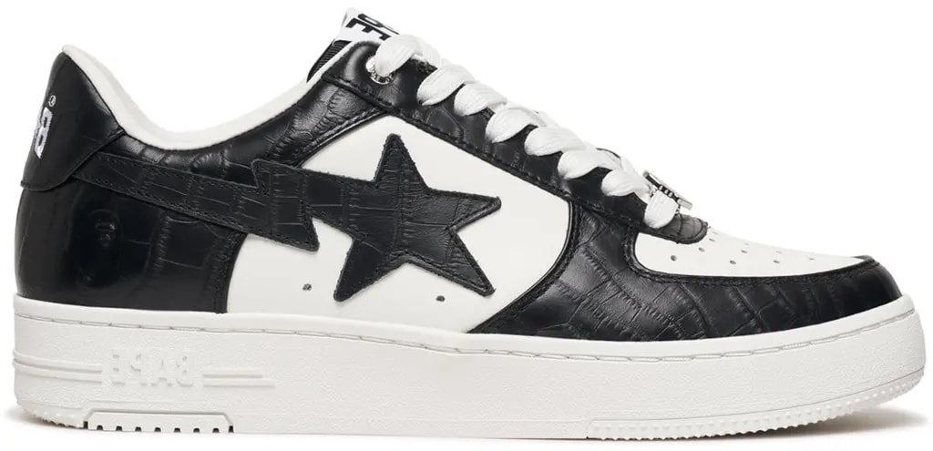 Giày Bape STA™ #3 'Black White' 0ZXSHM191303N — kich-thuoc: 42