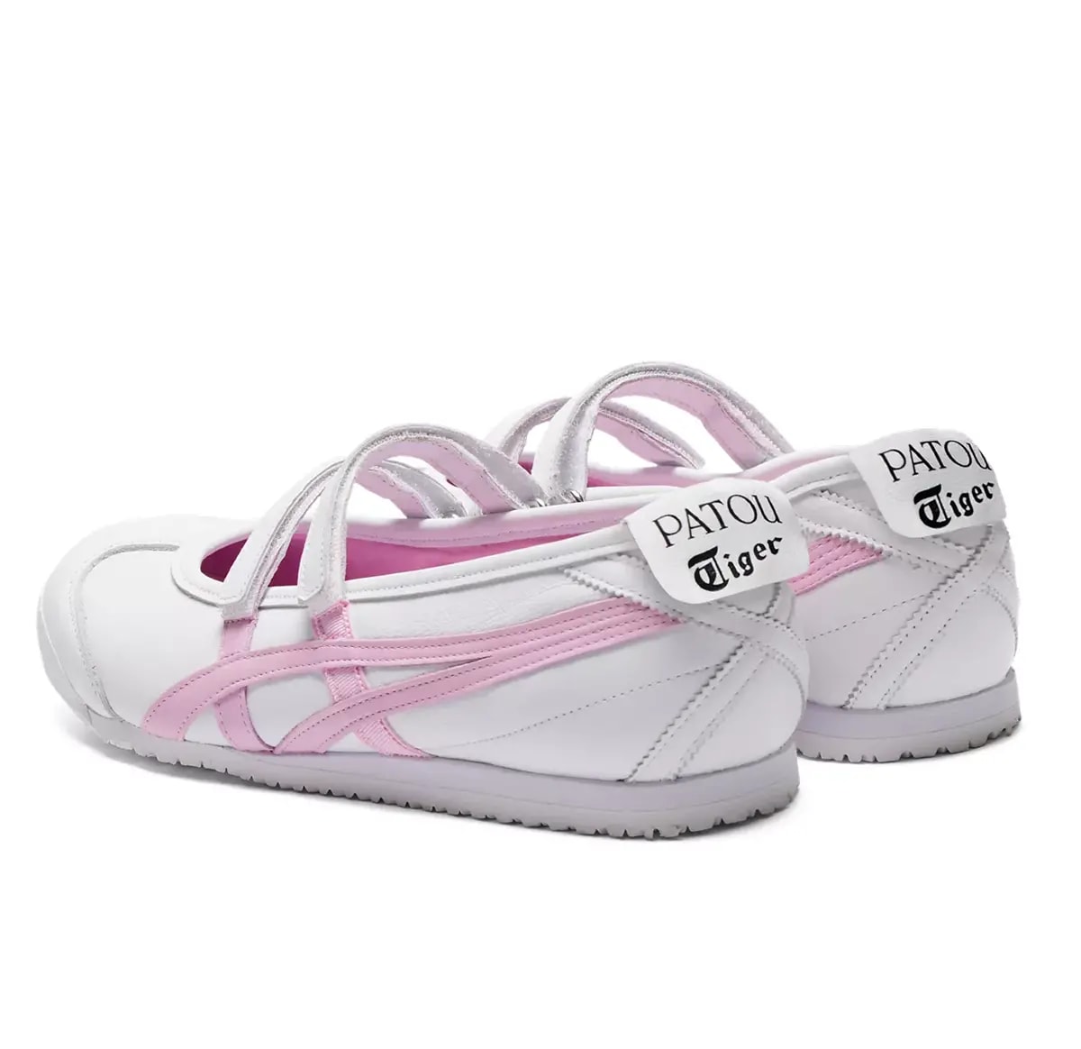 Giày Onitsuka Tiger x PATOU Mexico 66 Ballerina 'White Cotton Candy' 1183C379-101 — ảnh 3