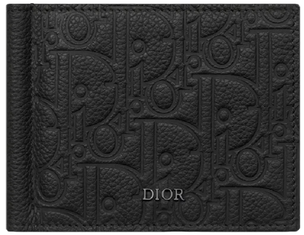 Ví Dior Wallet With Money Clip 'Black' 2ESBH069FLG-H00N