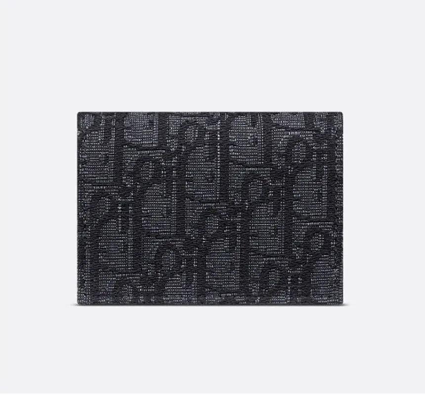 Ví Dior Wallet With Money Clip 'Black' 2ESBH069YSE-H03E — ảnh 2