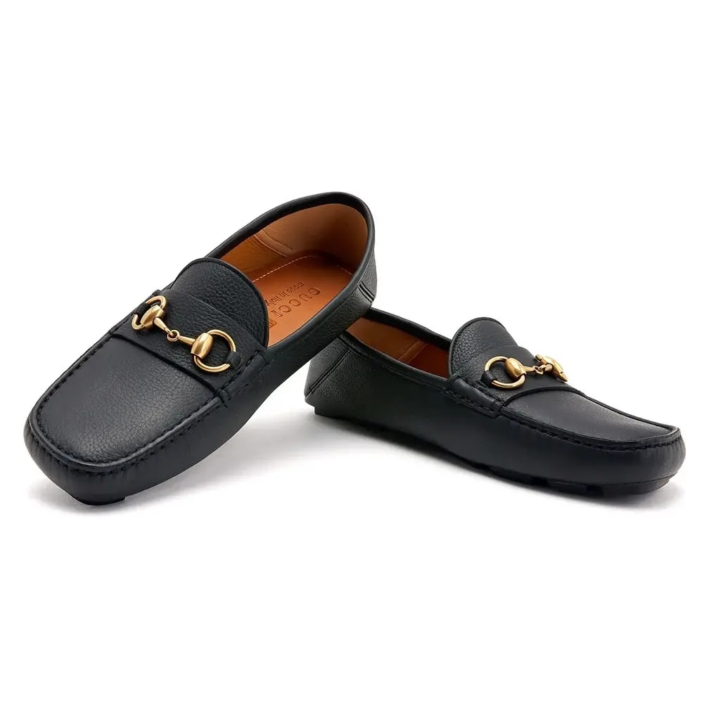 Giày Gucci Horsebit Driving Moccasin 'Black' 548604-BXO00-1000 — ảnh 3