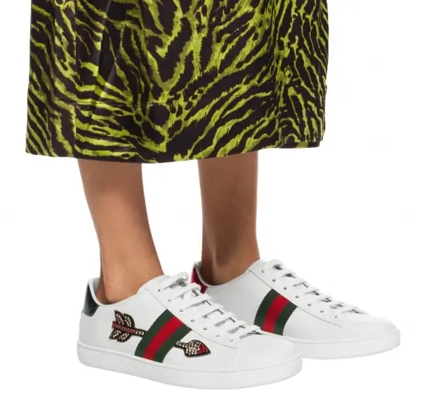 Giày Gucci Ace Embroidered 'Arrow' 454551-A38G0-9064 — ảnh 2