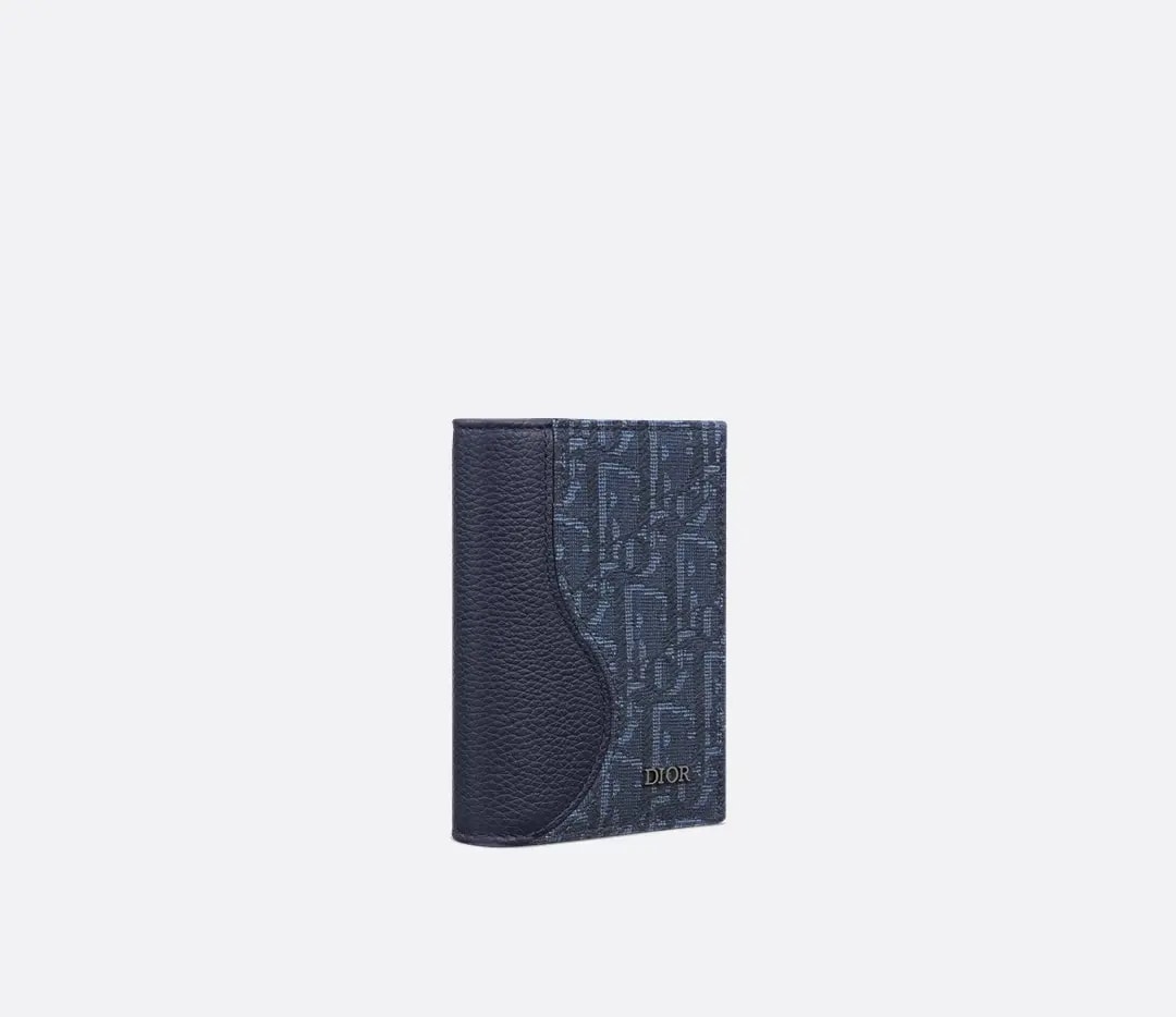 Ví Dior Saddle Vertical Bifold 'Navy' 2ADCH169YKS-H53E — ảnh 3