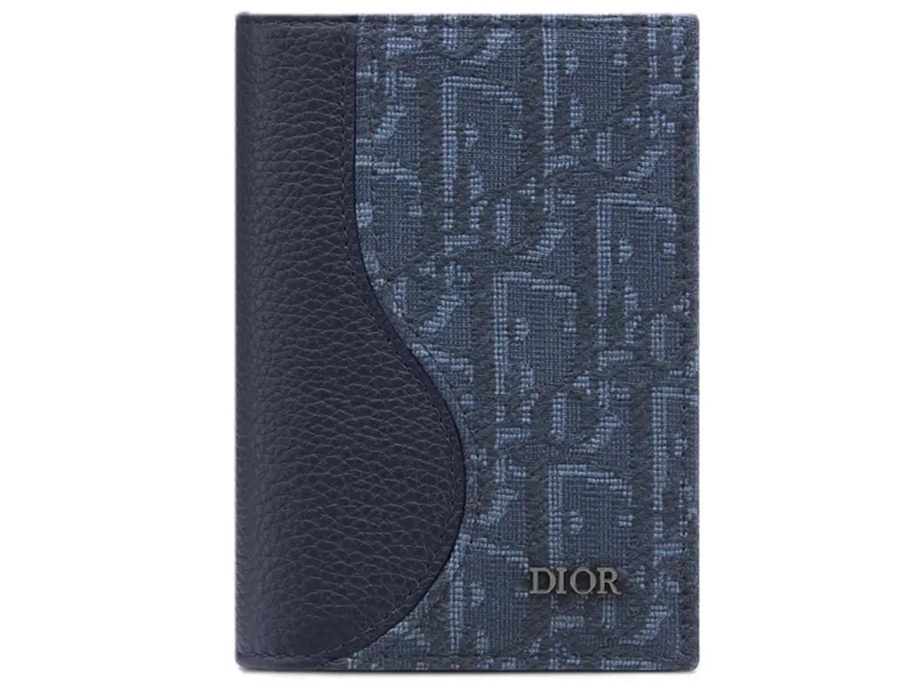 Ví Dior Saddle Vertical Bifold 'Navy' 2ADCH169YKS-H53E