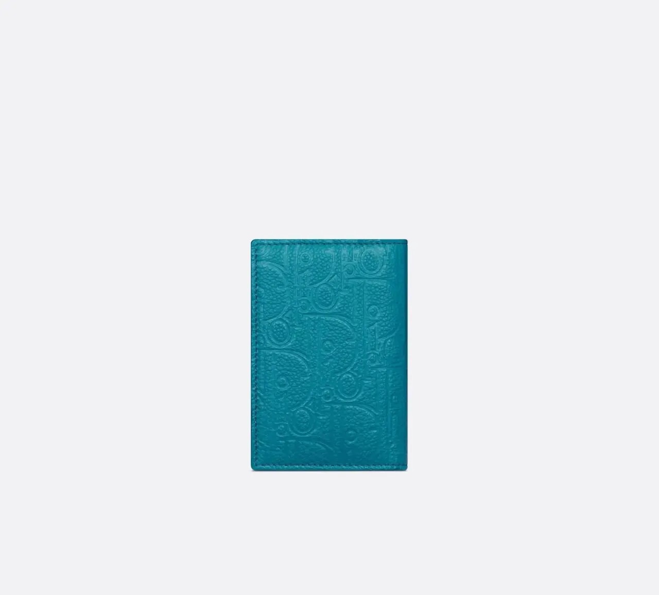 Ví Dior Vertical Bifold Card Holder 'Blue' 2ESCH138FLG-H58E — ảnh 3