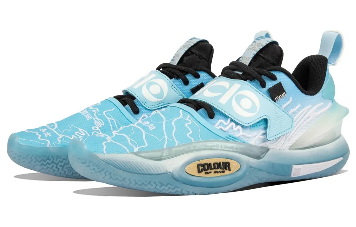 Giày Li-Ning Wade All City 10 Low 'Light Blue' ABAS173-2 — ảnh 5