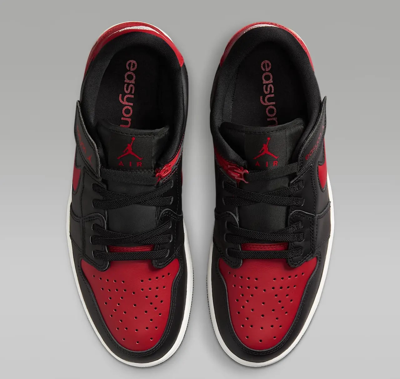 Giày Nike Air Jordan 1 Low FlyEase 'Black Varsity Red' DM1206-067 — ảnh 5