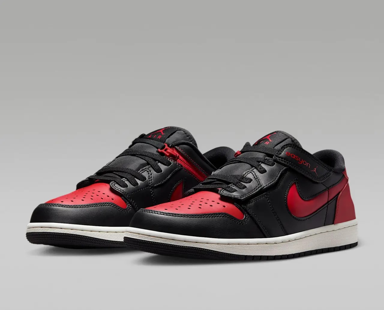 Giày Nike Air Jordan 1 Low FlyEase 'Black Varsity Red' DM1206-067 — ảnh 4