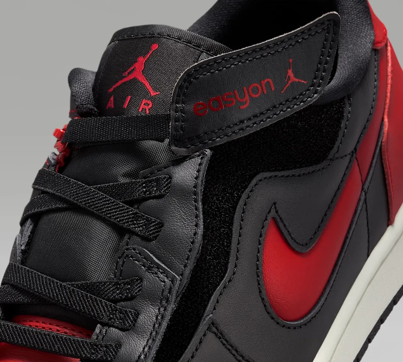 Giày Nike Air Jordan 1 Low FlyEase 'Black Varsity Red' DM1206-067 — ảnh 2