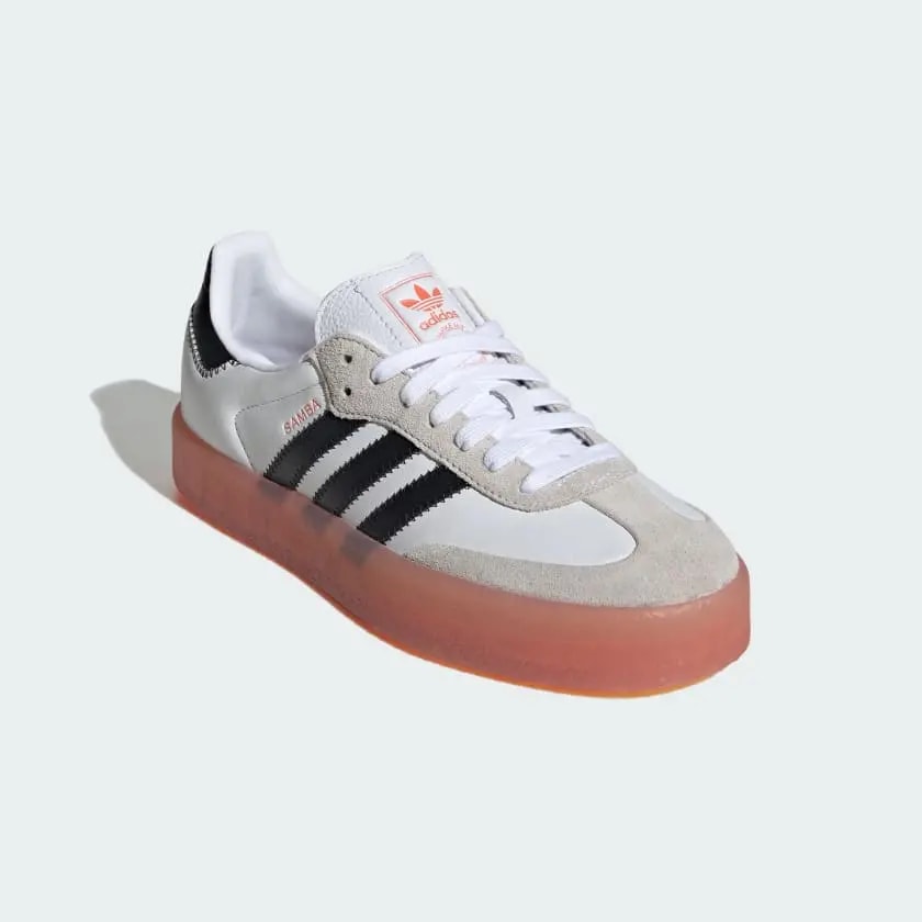 Giày Adidas Sambae 'White Black Semi Coral' JI3072 — ảnh 4