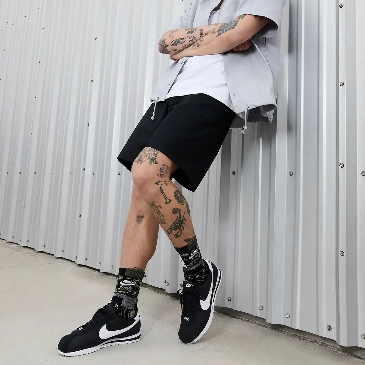 Giày Nike Cortez Textile 'Black' HF0263-001 — ảnh 2