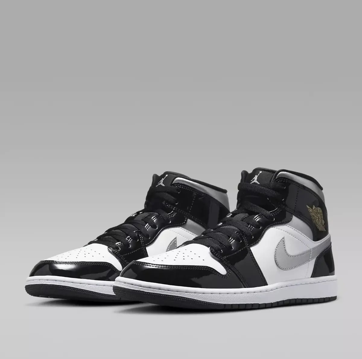 Giày Nike Air Jordan 1 Mid SE 'Metallic Silver' HV0789-010 — ảnh 2