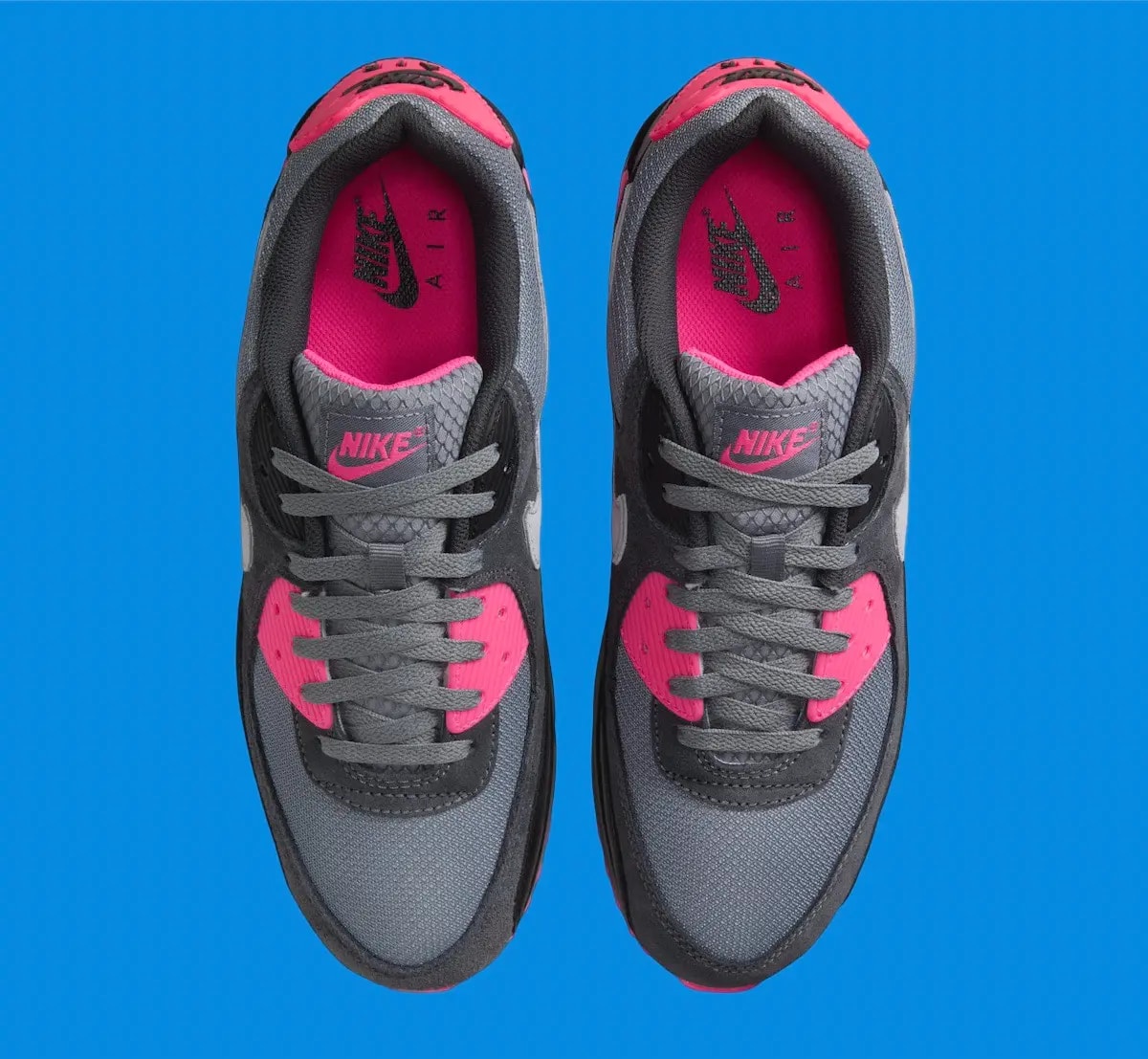 Giày Nike Air Max 90 'Wolf Grey Hyper Pink' DM0029-010 — ảnh 5