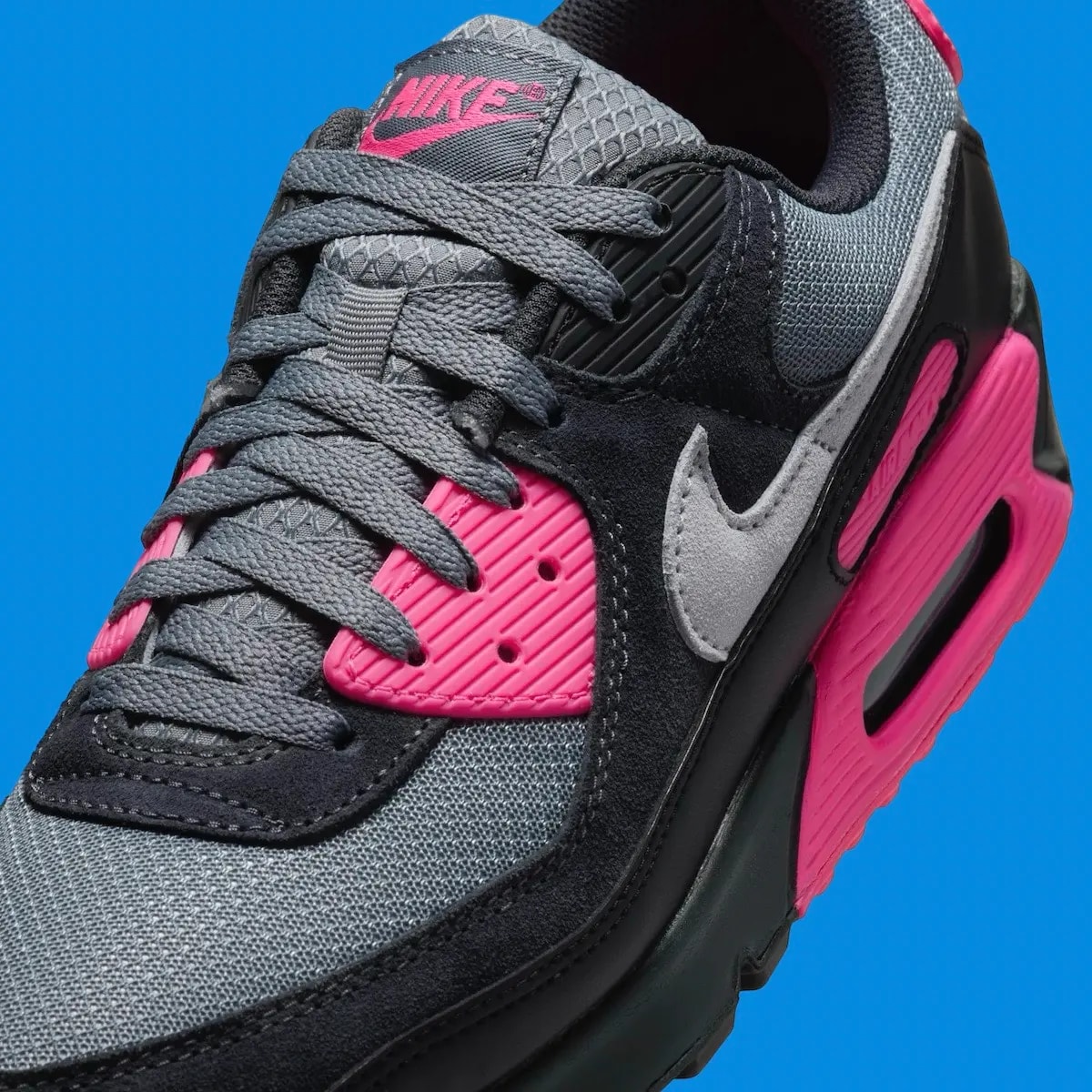 Giày Nike Air Max 90 'Wolf Grey Hyper Pink' DM0029-010 — ảnh 3