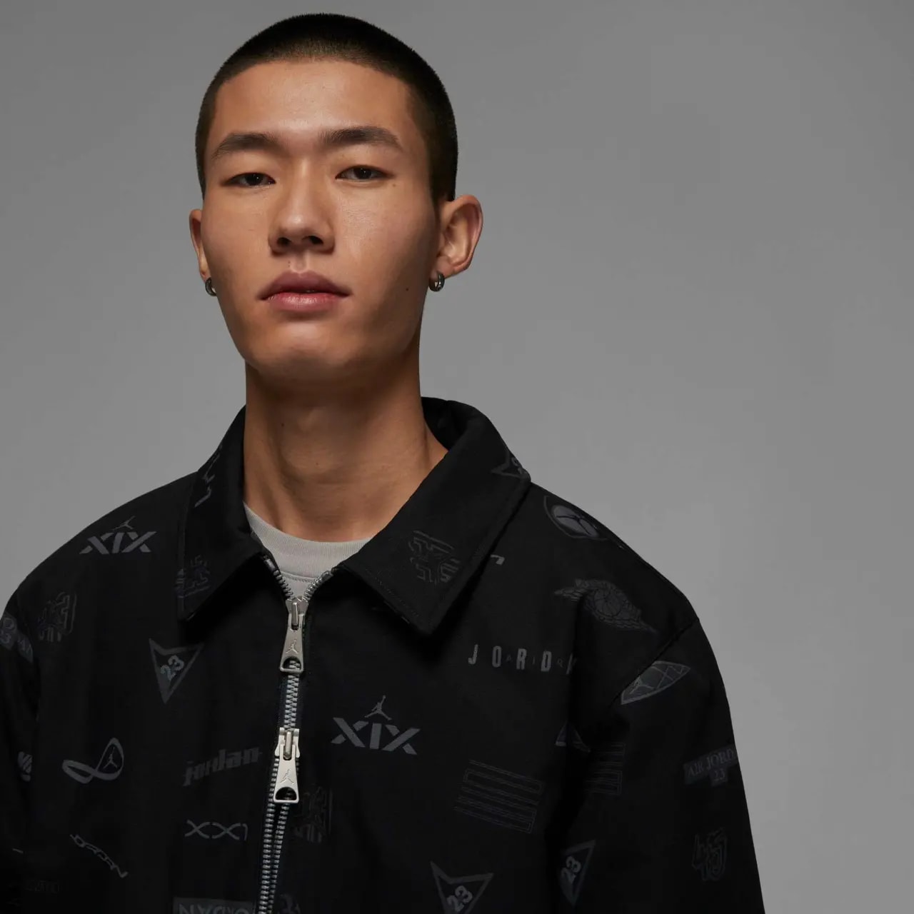 Áo Nike Air Jordan Flight Heritage Jacket 'Black' DV7564-010 — ảnh 4