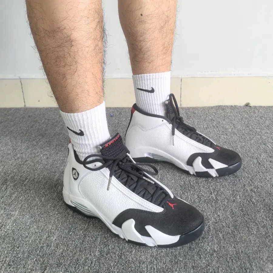 Giày Nike Air Jordan 14 Retro 'Black Toe' 487471-160 — ảnh 3