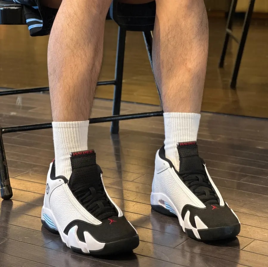 Giày Nike Air Jordan 14 Retro 'Black Toe' 487471-160 — ảnh 4
