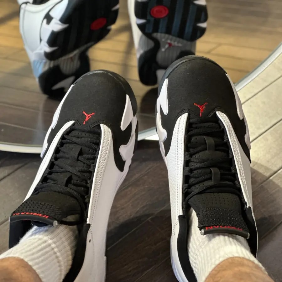 Giày Nike Air Jordan 14 Retro 'Black Toe' 487471-160 — ảnh 5