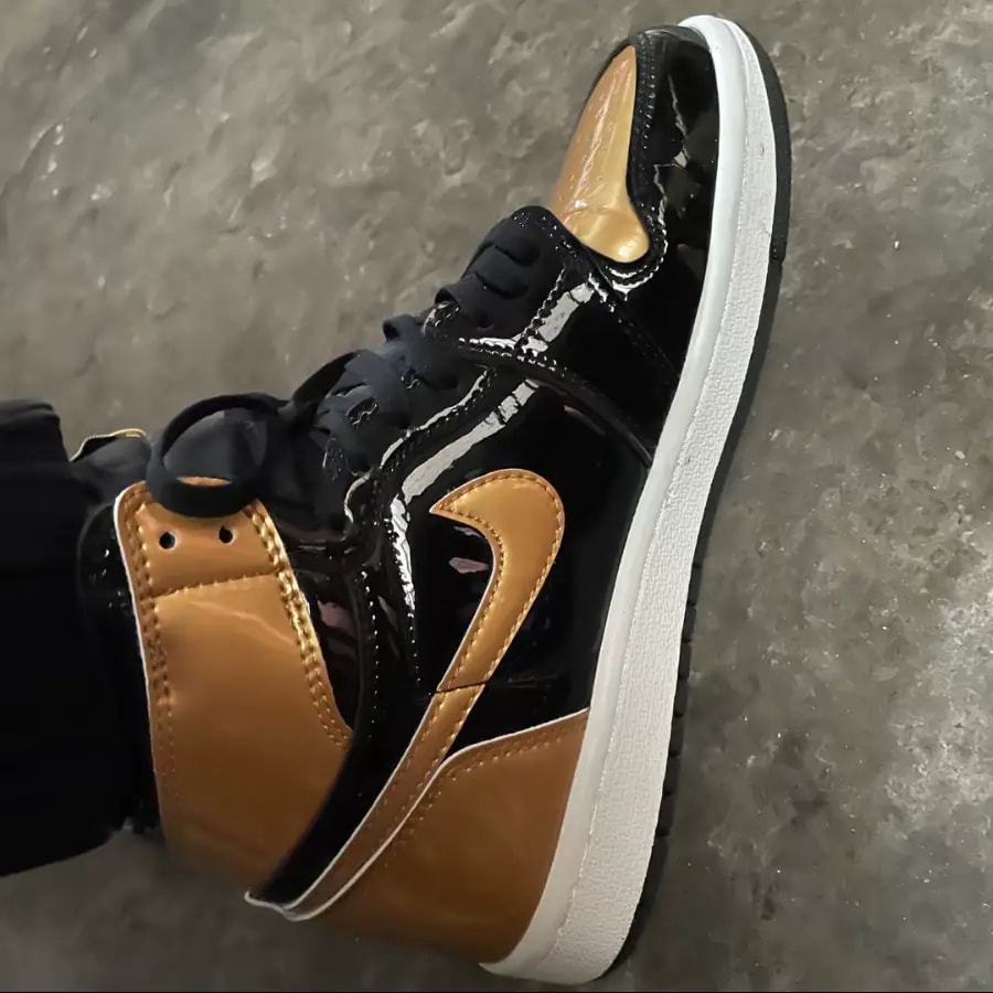 Giày Nike Air Jordan 1 High Golf 'Gold Toe' DQ0660-002 — ảnh 4