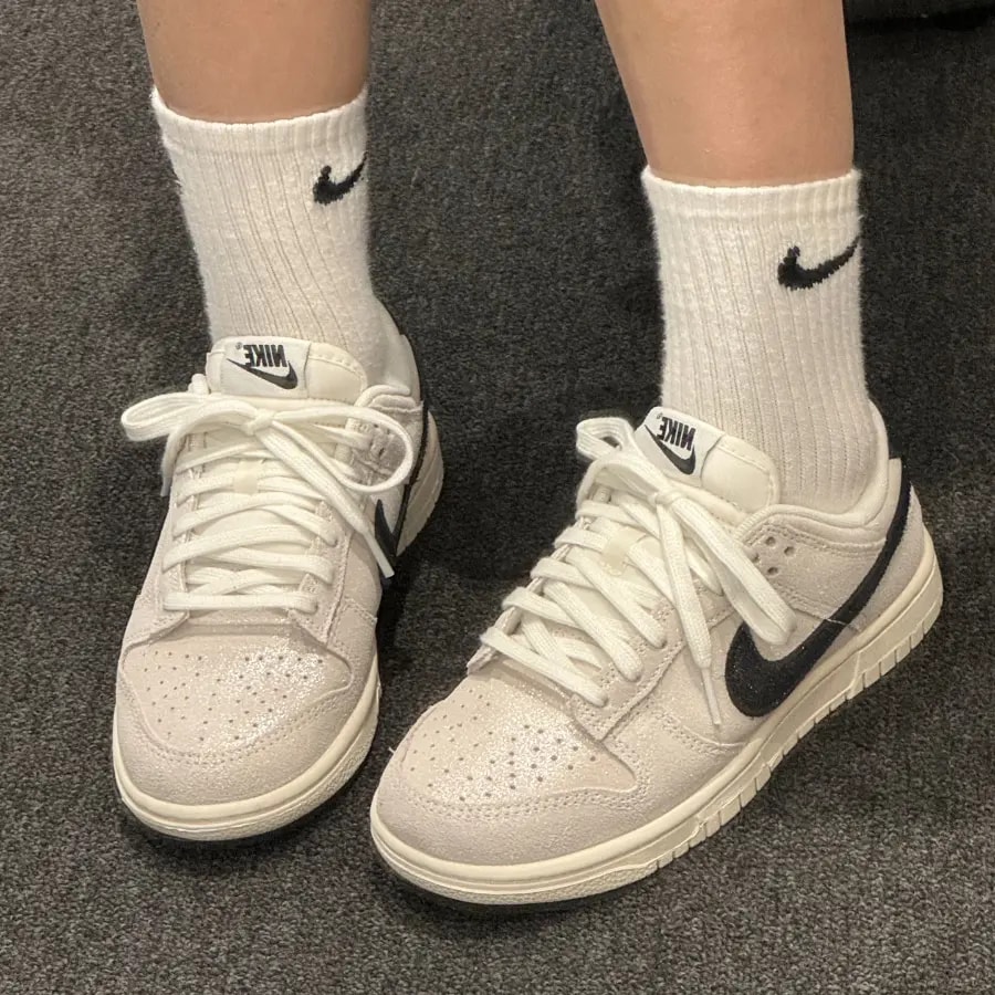 Giày Nike Wmns Dunk Low SE 'White Glittery' HQ3502-100 — ảnh 3