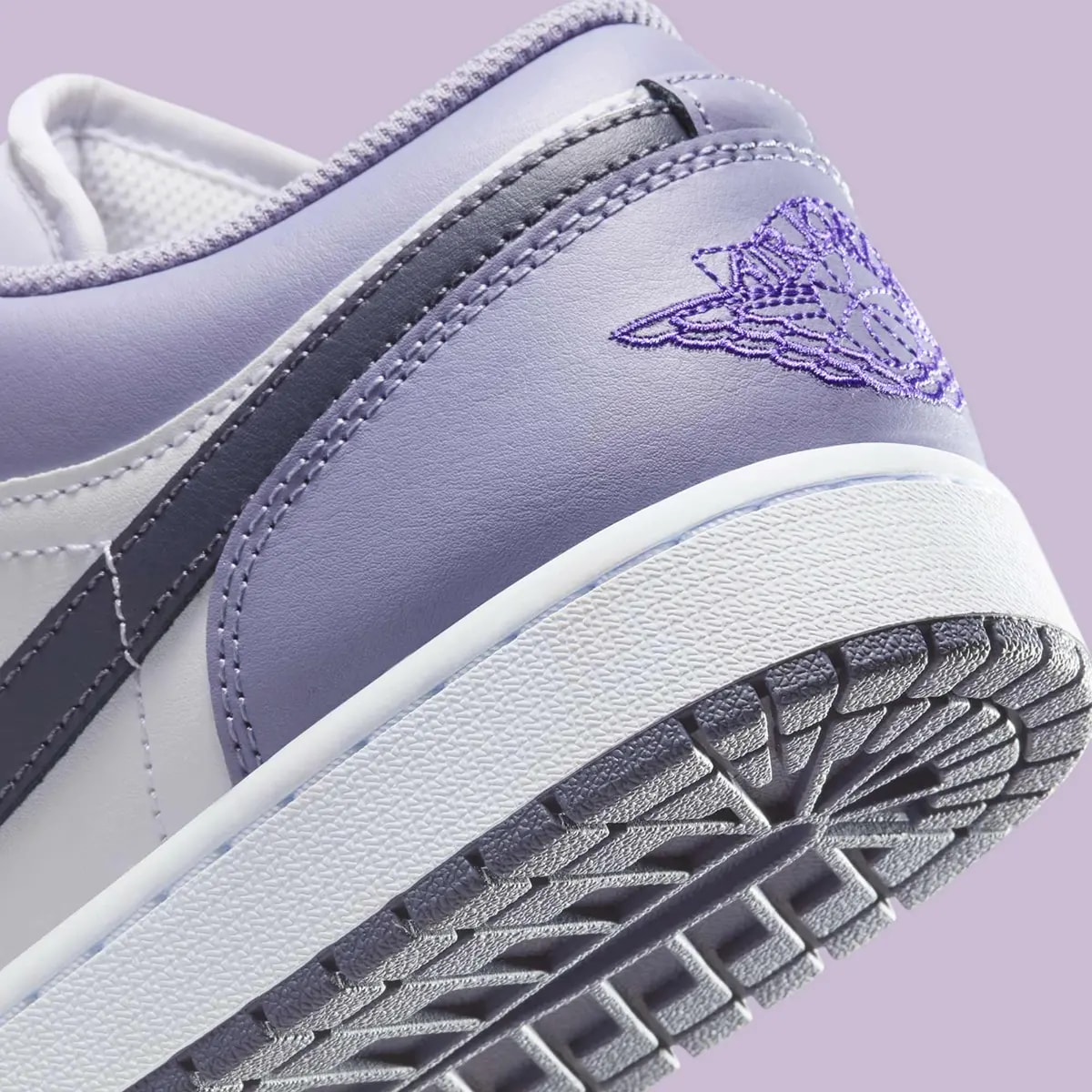 Giày Nike Air Jordan 1 Low 'Purple White' 553558-145 — ảnh 2