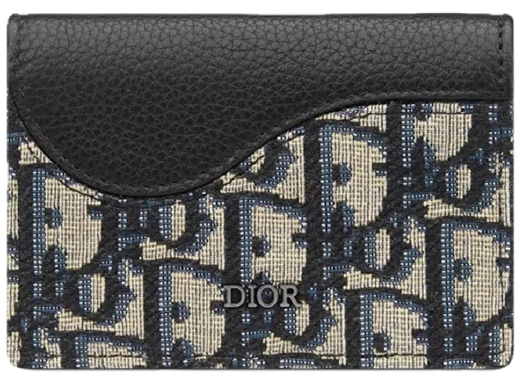 Ví Dior Saddle Business Card Holder 'Beige Black' 2ADCH166YKS-H05E