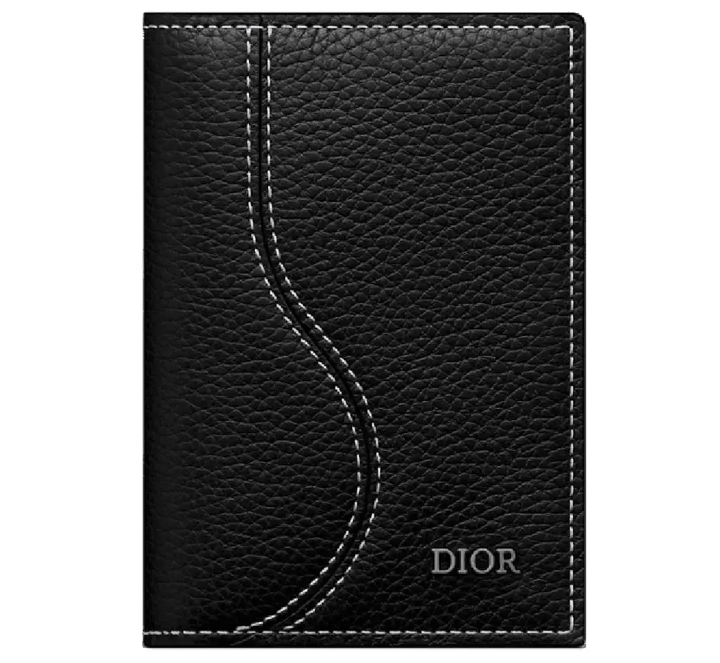 Ví Dior Saddle Vertical Bifold Card Holder 'Black' 2ADCH169YKK-H00N