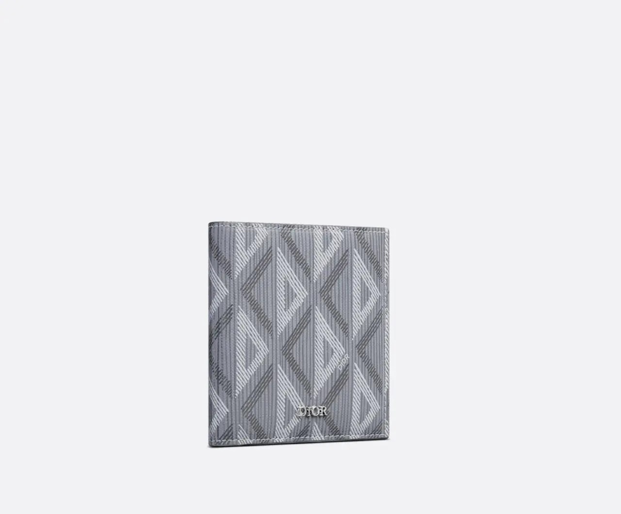 Ví Dior Vertical Bifold Wallet 'Gray' 2ESBH072DCO-H42E — ảnh 2