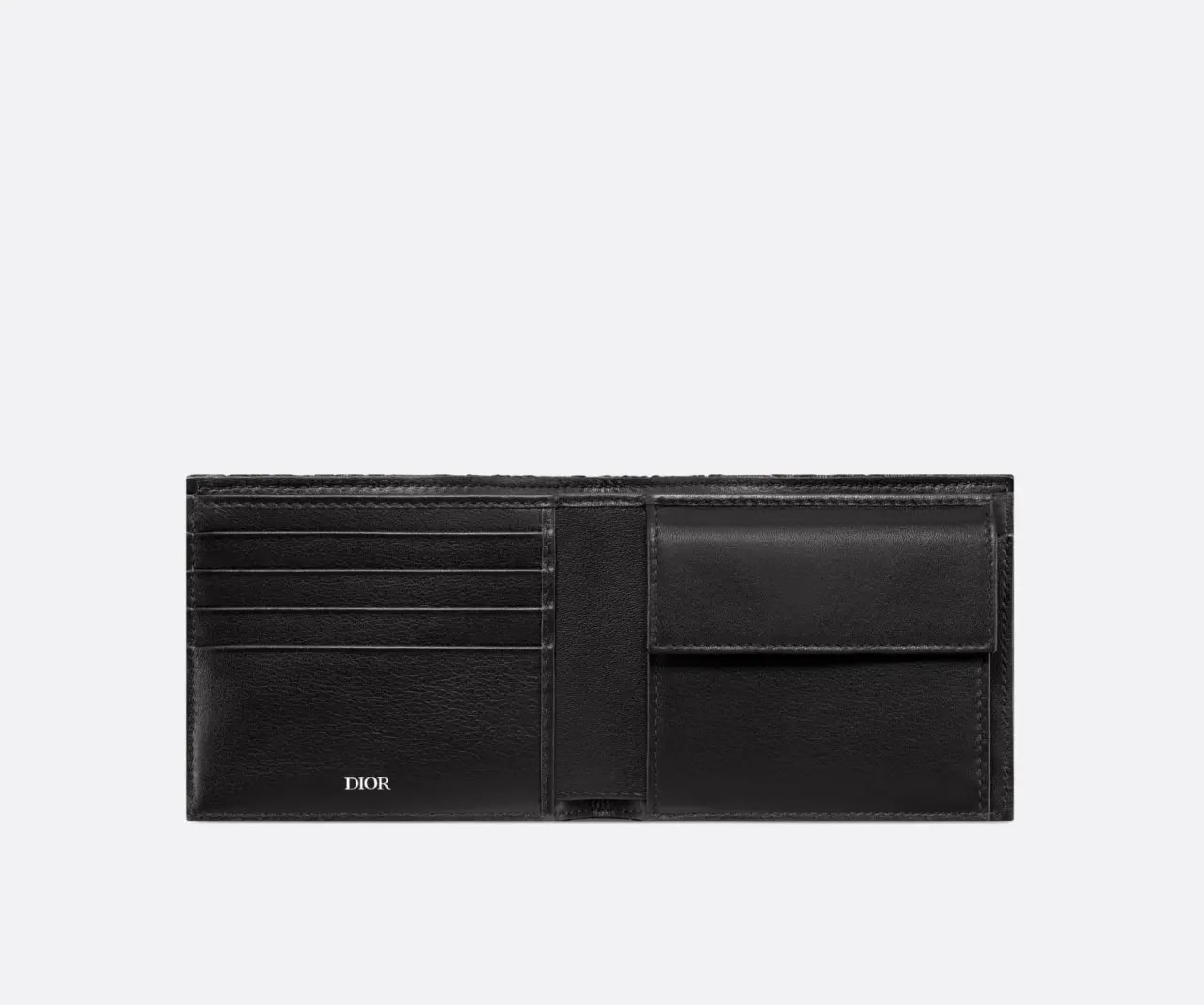 Ví Dior Compact Wallet 'Black' 2OBBC027YSE-H03E — ảnh 2