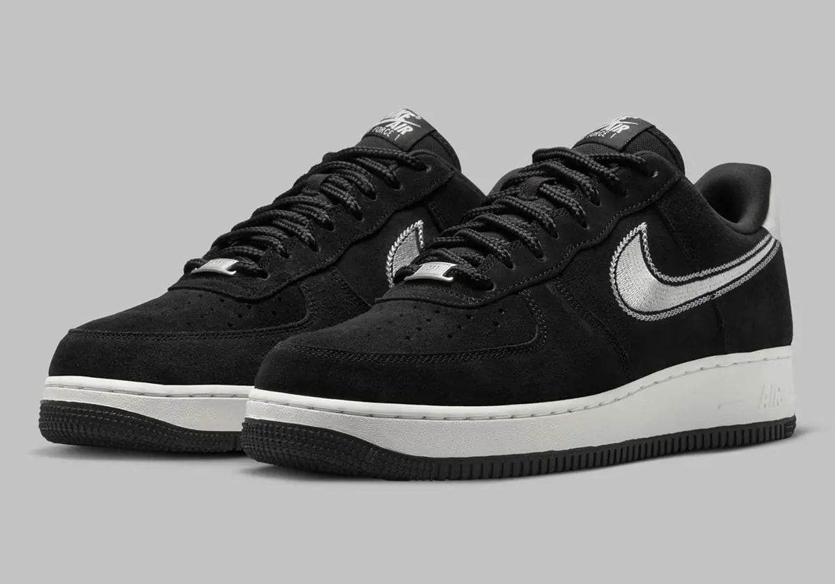 Giày Nike Air Force 1 Low '07 LV8 'Black Sail' HJ4465-001 — ảnh 5