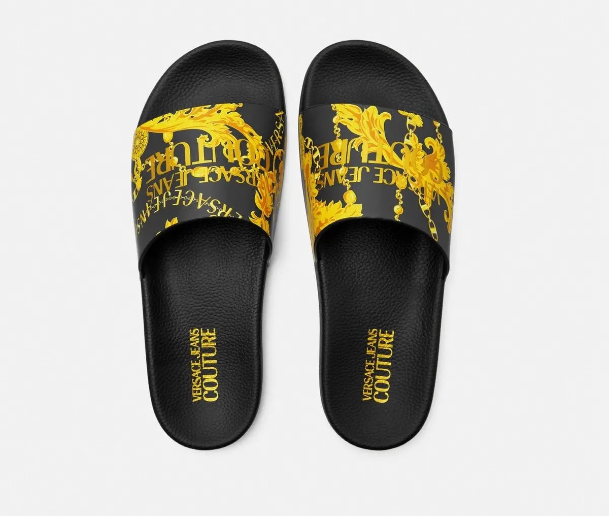 Dép Versace Jeans Couture 'Black Gold' E77YA3SQ4-EZS834-EG89 — ảnh 2