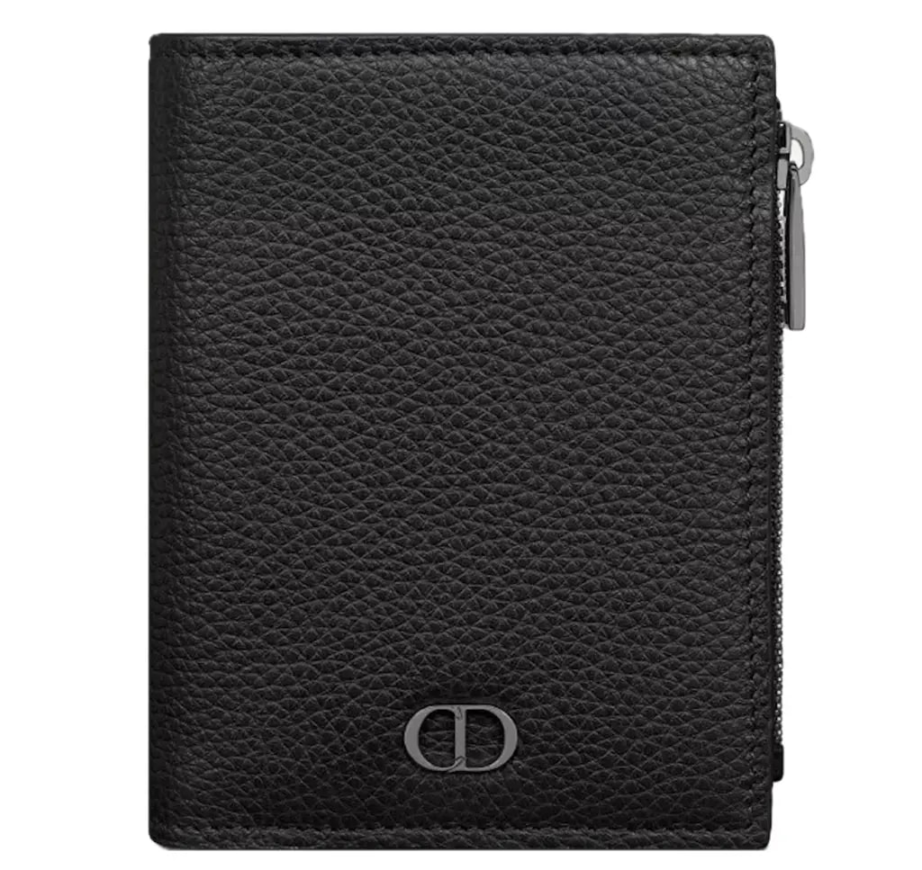 Ví Dior CD Icon Vertical Compact Card Holder 'Black' 2ESBC319CDI-H00N