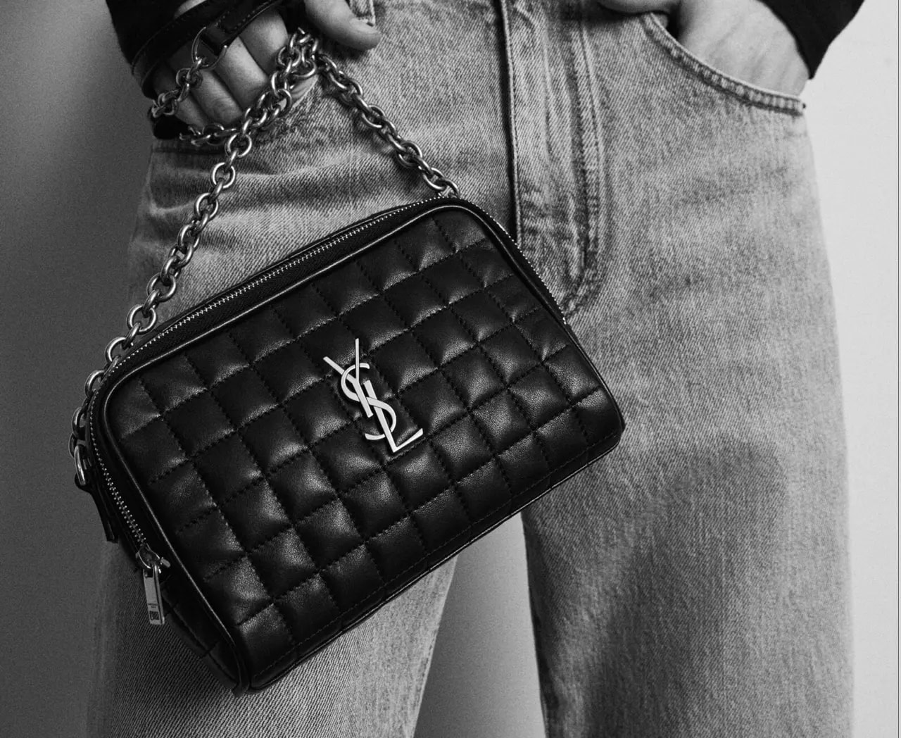 Túi Saint Laurent Cassandre Carré 'Black' 764809AABVP1000 — ảnh 2