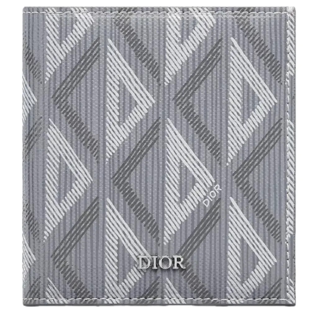 Ví Dior Vertical Bifold Wallet 'Gray' 2ESBH072DCO-H42E
