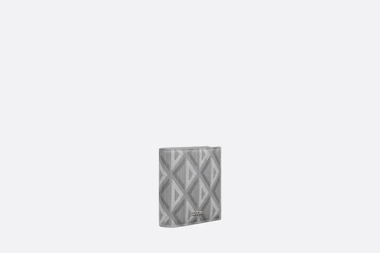 Ví Dior Compact Vertical Wallet 'Gray' 2ESBC072DCO-H42E — ảnh 3