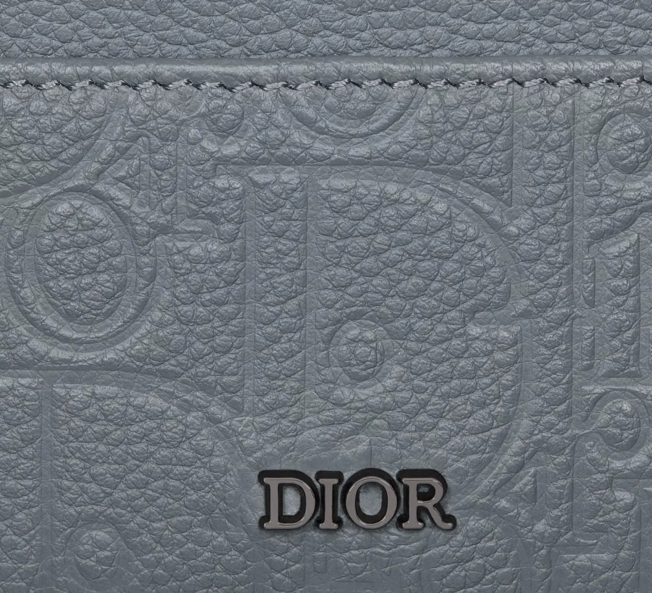 Ví Dior Card Holder 'Deep Gray' 2ESCH135FLG-H830 — ảnh 2