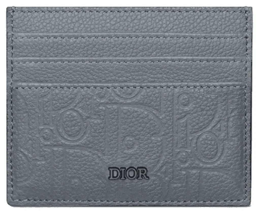 Ví Dior Card Holder 'Deep Gray' 2ESCH135FLG-H830