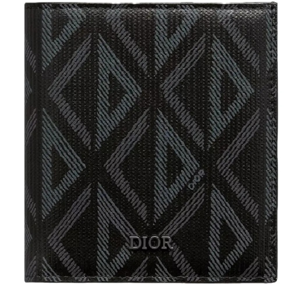 Ví Dior Vertical Bifold Wallet 'Black' 2ESBH072DCO-H43E