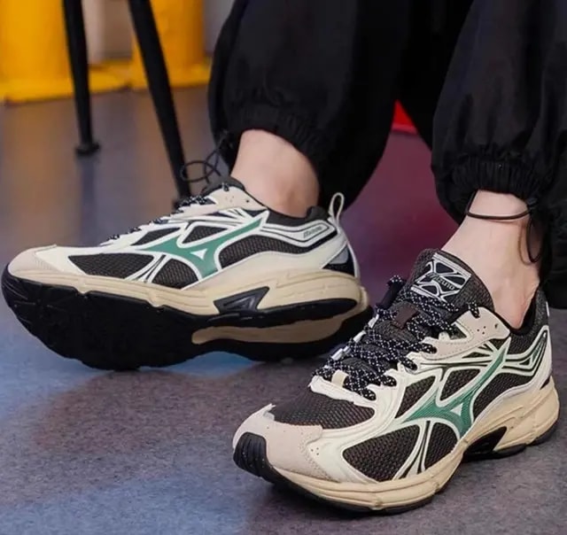 Giày Mizuno Wave Rider 10 'Bamboo White' D1GH240601 — ảnh 2