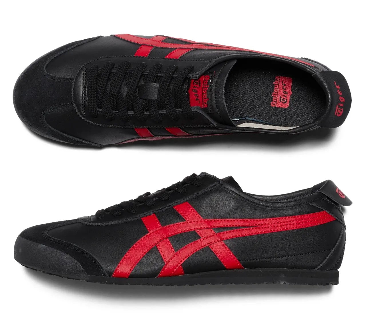 Giày Onitsuka Tiger Mexico 66 'Black Classic Red' 1183C102-004 — ảnh 2