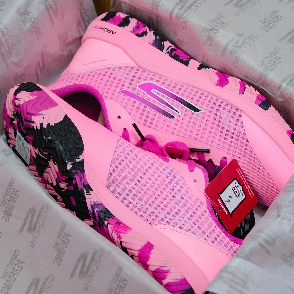 Giày Skechers Viper Court Pro 'Pink' 246069-PNK — ảnh 2