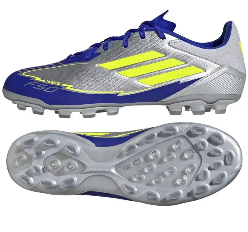 Giày Adidas F50 League Messi 2G/3G AG 'Blue Grey' JR8057 — ảnh 4