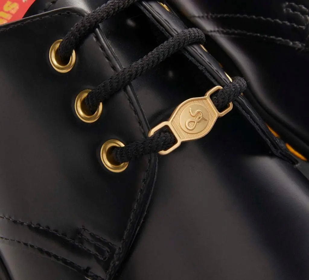 Giày Dr. Martens 1461 Year Of the Snake Leather Lace Up 'Black Brown' 41075001 — ảnh 5