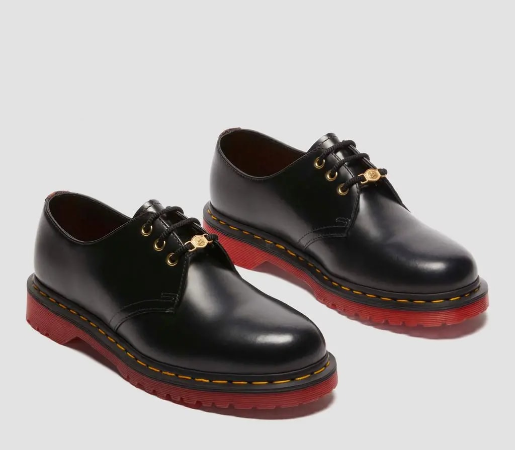 Giày Dr. Martens 1461 Year Of the Snake Leather Lace Up 'Black Brown' 41075001 — ảnh 4